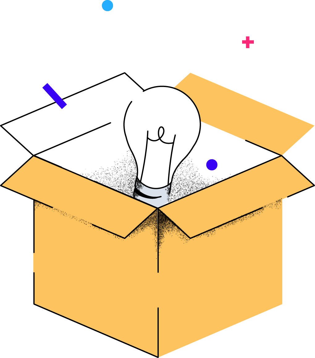 creative ideas in a box